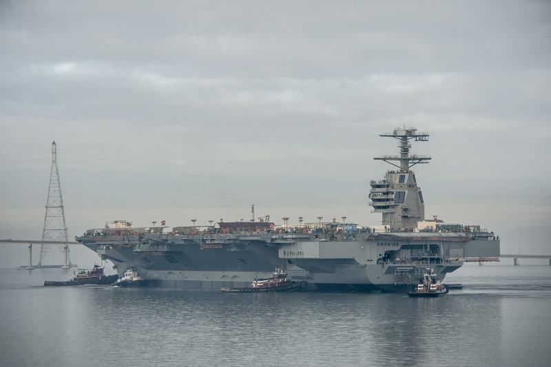 Oorlog Midden-Oosten: vliegdekschip USS Gerald R. Ford aangekomen bij Kreta voor herstellingen