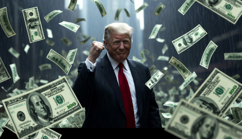 Ego op papier: Trump zet zichzelf op het Amerikaanse geld