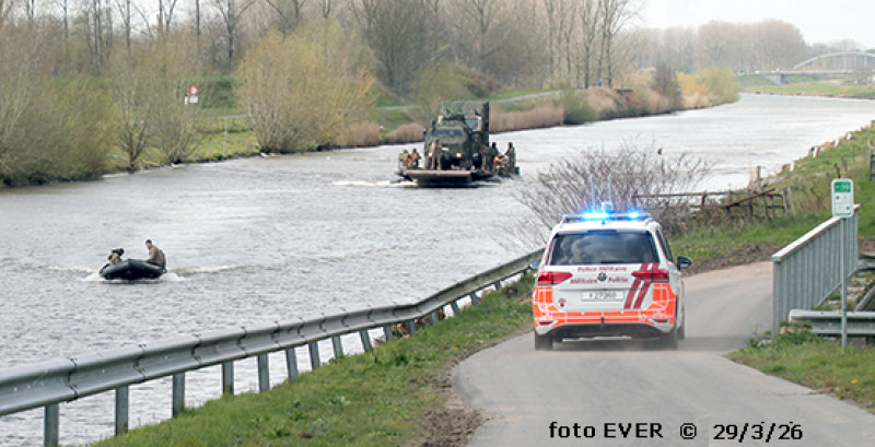 Kanaal van Gent naar Oostende was vandaag het actieterrein van Combined Sapper