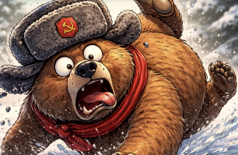 Gaat de onoverwinnelijke Russische beer op z'n bek?
