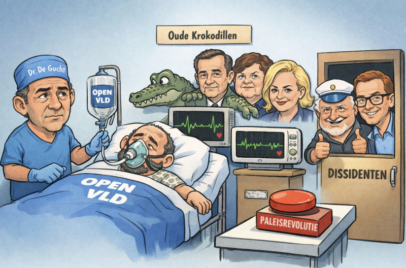 De VLD hangt aan het infuus: zonder interne coup is het gewoon gedaan