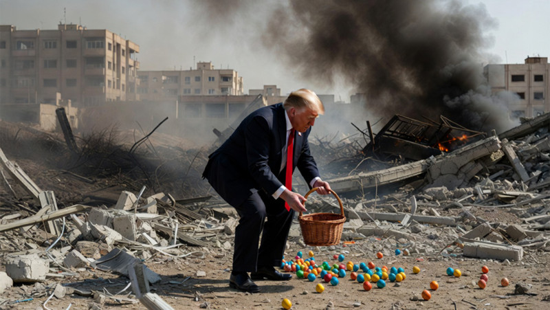 Van paasboodschap tot oorlogsretoriek: Trump zet toon tegenover Iran op scherp