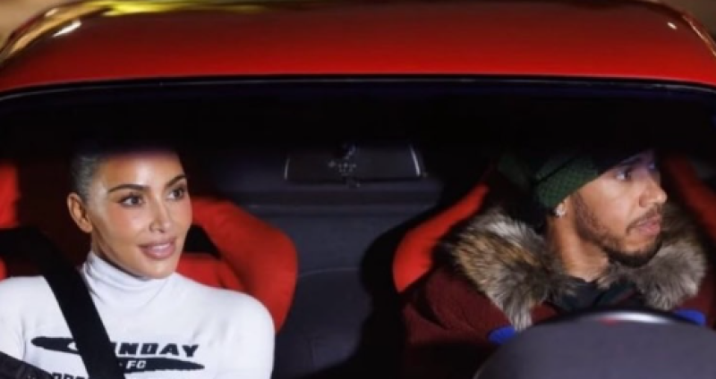 🎥Officieel: Lewis Hamilton en Kim Kardashian bevestigen hun romance met opvallende Ferrari-video