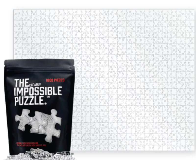 📸 Transparante puzzel van 1000 stukjes voor volwassenen is pure marteling