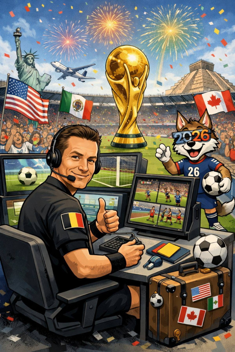 Zijn onze refs dan toch niet zo slecht? Belgische VAR binnenkort actief op het WK