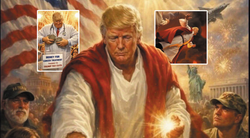 🎥 Trump hard aangepakt na AI-foto van zichzelf als Jezus