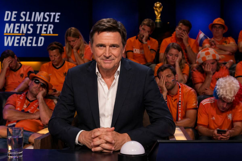 Geen WK-voetbal, maar wel een quiz: NPO 3 ruilt Oranje in voor Erik Van Looy