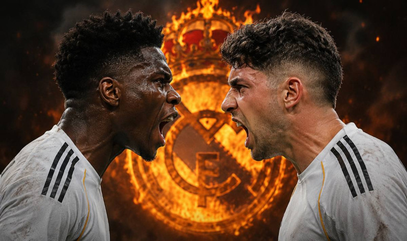 Real Madrid ontploft vlak voor Clasico: vuistslag, hoofdblessure en heisa rond Mbappé