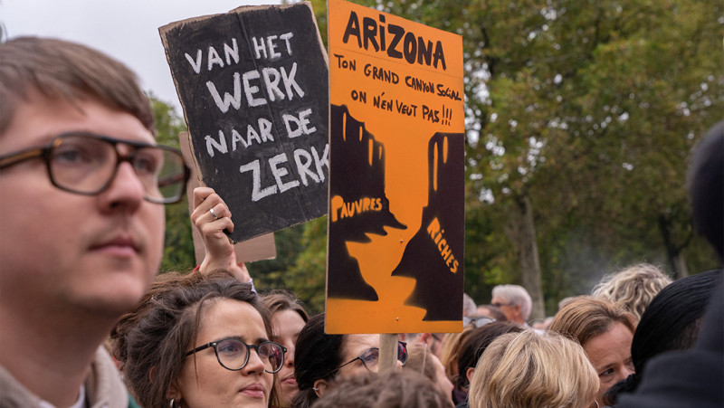 Vakbonden blijven stormram tegen Arizona: zesde nationale betoging moet regering-De Wever opnieuw onder druk zetten