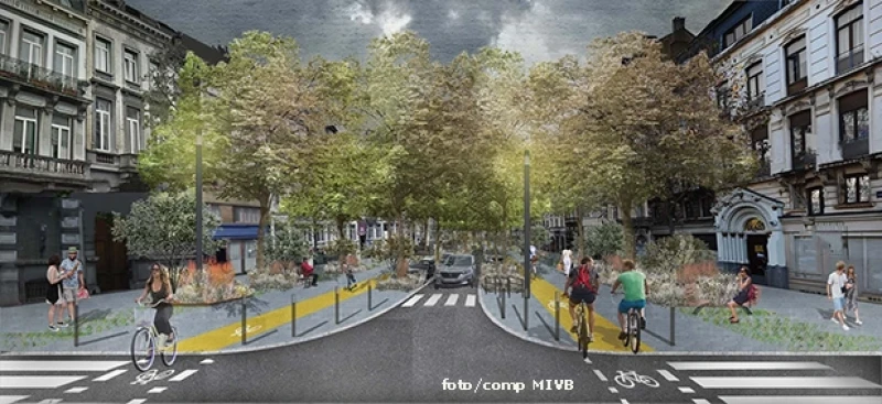 Brusselse Stalingradlaan wordt heraangelegd