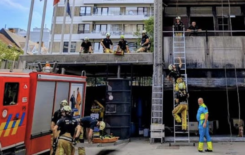 Walter Derieuw van de Brusselse brandweer verkozen tot Nederlandstalig woordvoerder van het jaar