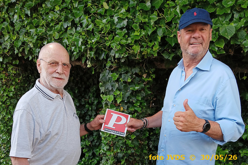 Eerste P-magazine klever op 30 mei 26 overhandigd aan Maurice De Velder