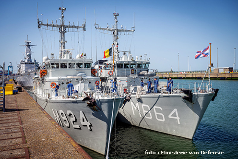 Nederlandse en Belgische Mijnenjagers naar de Middellandse Zee - Update 1