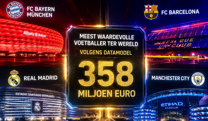 Duurste voetballer ter wereld bekend: 358 miljoen euro