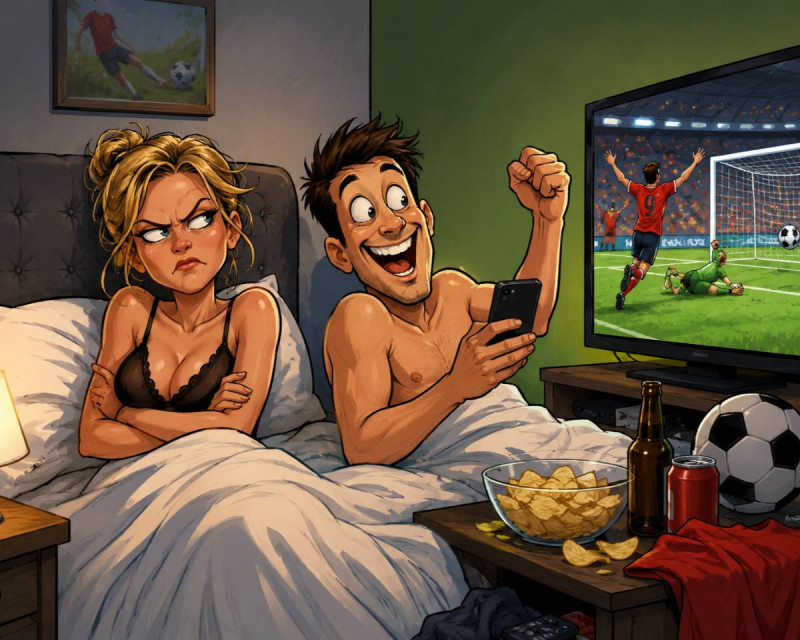 Voetbal boven alles: WK-gekte dringt door tot in de slaapkamer