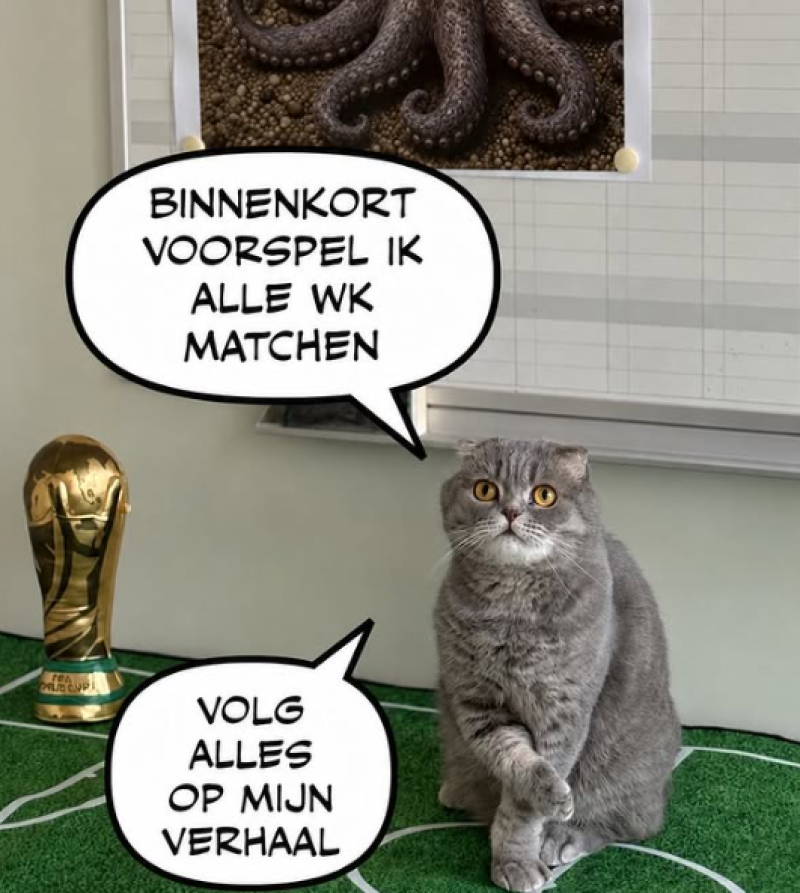 📸 Nieuwe Paul de octopus? Bart De Wever schakelt "geheim wapen" in om WK te voorspellen