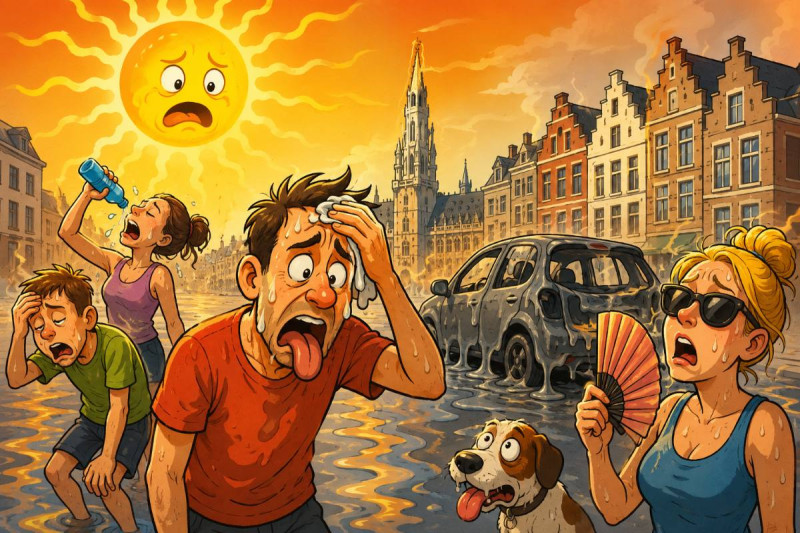 Zomer slaat toe: België op het randje van een hittegolf, zo hou je het hoofd koel