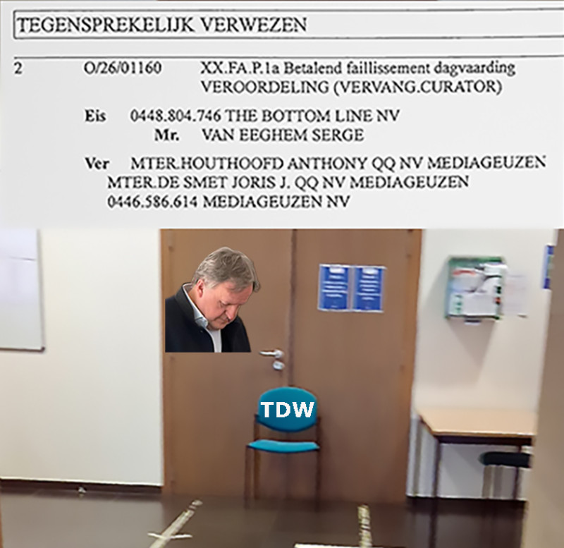Tom De Wilde trekt aan het kortste eind met verzoek afzetting twee curatoren