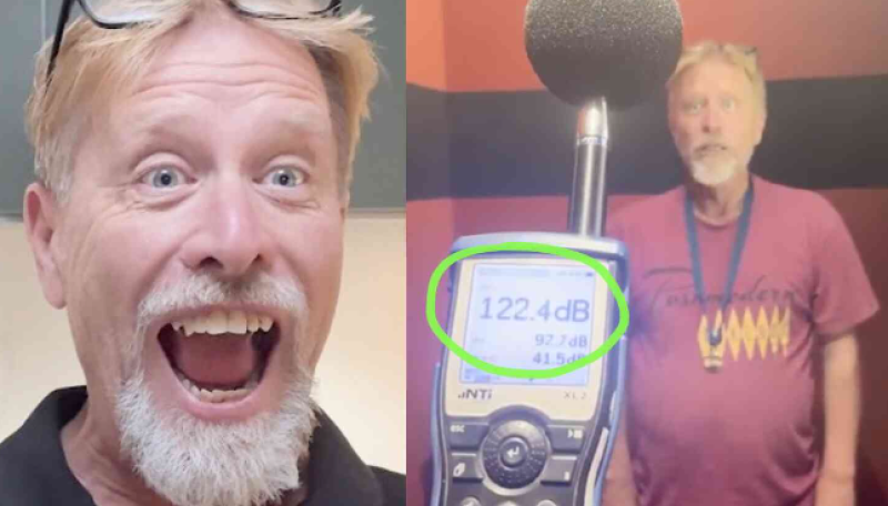 🎥 Man wordt officieel luidste persoon ter wereld