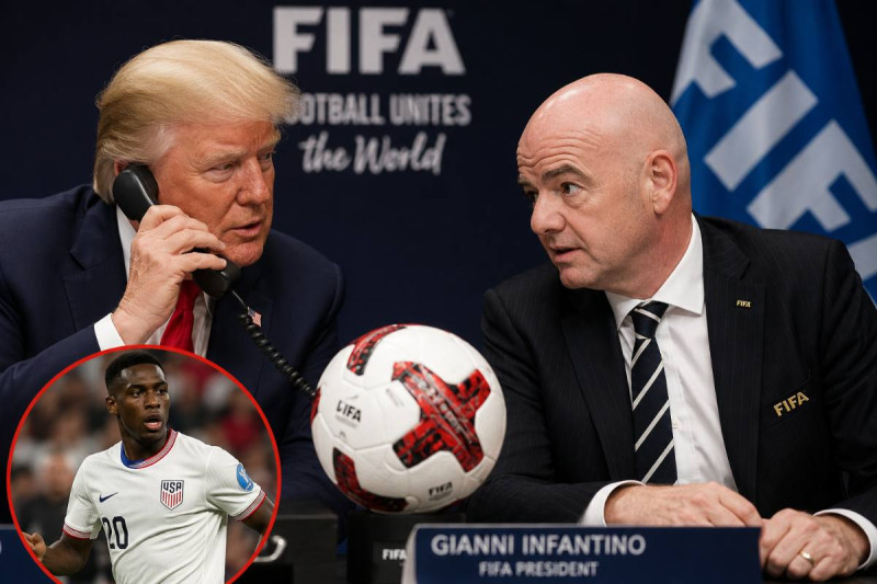 Donald Trump bekent telefoontje met Infantino en steekt ook ineens Biden onder de bus
