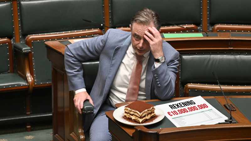 De Wever serveert een tiramisu van 10 miljard, de belastingbetaler krijgt de rekening