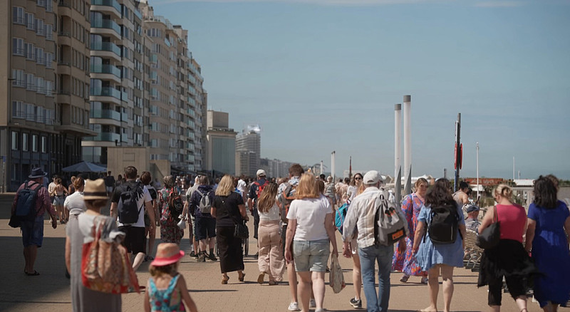Wanneer de thermometer stijgt, kookt Knokke over