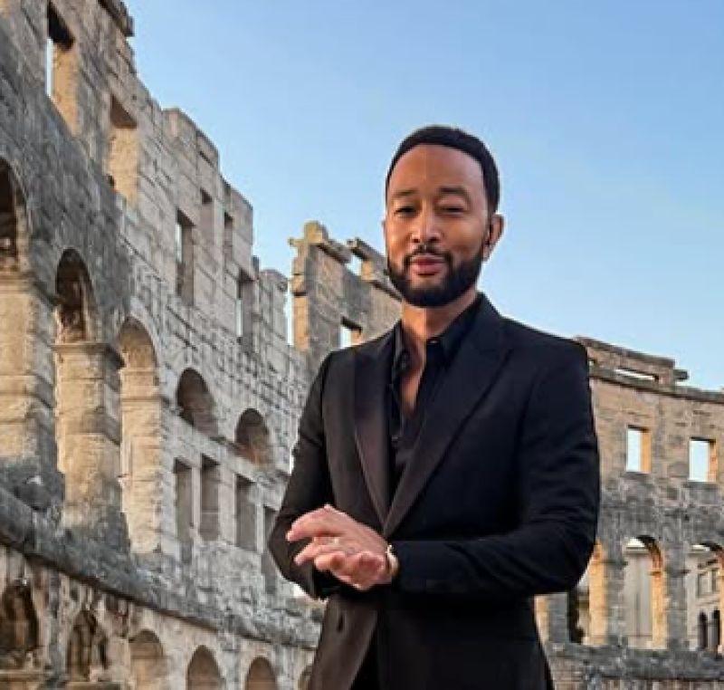 John Legend en Chrissy Teigen bezoeken Gent met gezin