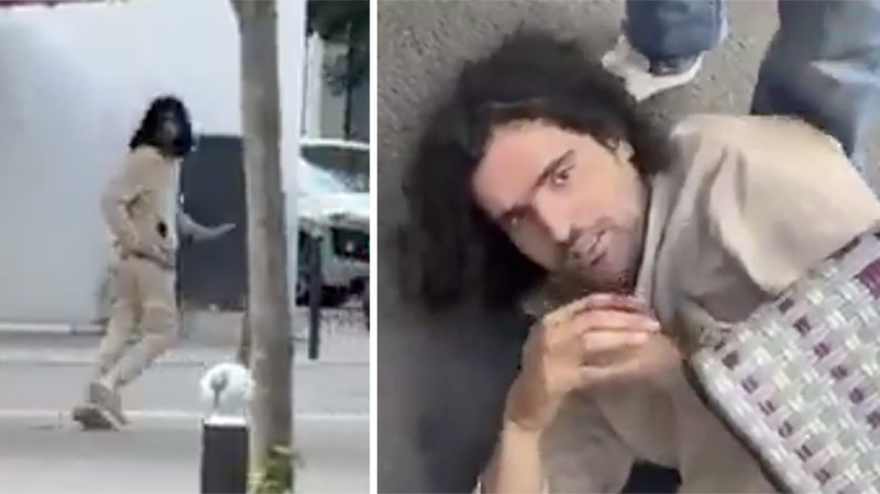 🎥 Man met twee messen jaagt op vrouwen in Parijs: “Allah heeft me gestuurd om vrouwen te vermoorden”