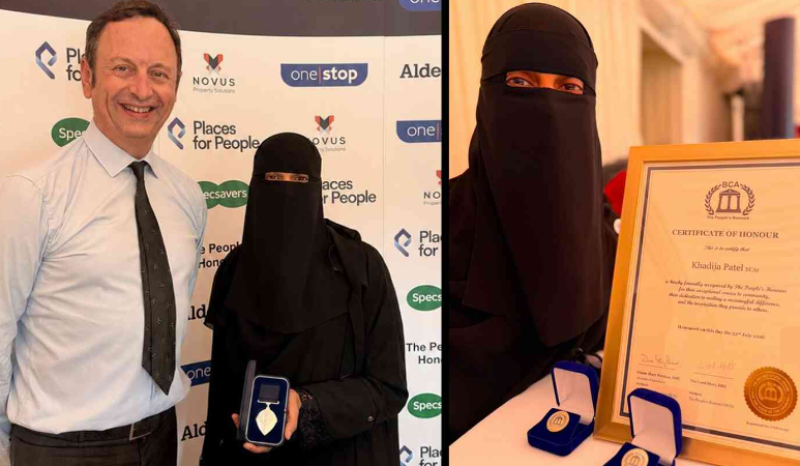 📸 Vrouw met niqab wint Britse award voor vrouwenemancipatie