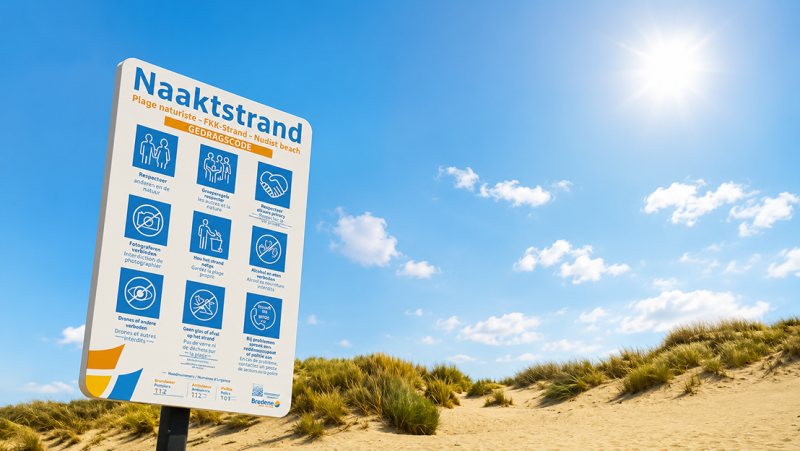 Politie gaat patrouilleren op het naakstrand Bredene: gedaan met gluren en figuurzagen in de duinen