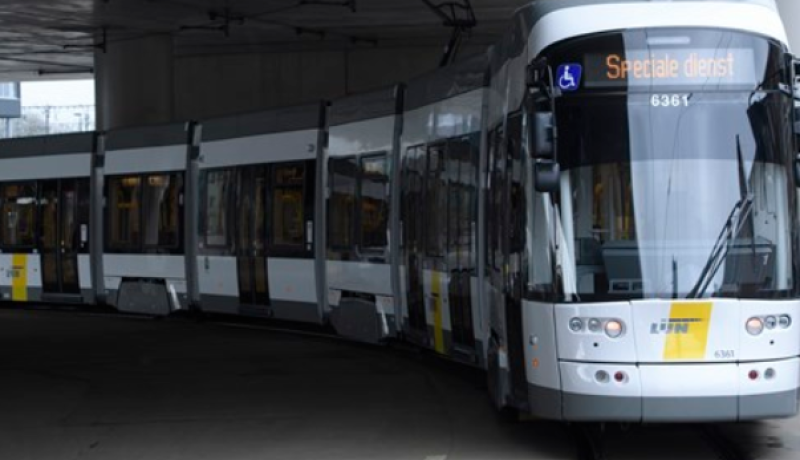 Tram 1 in Gent tijdelijk buiten dienst door werkzaamheden