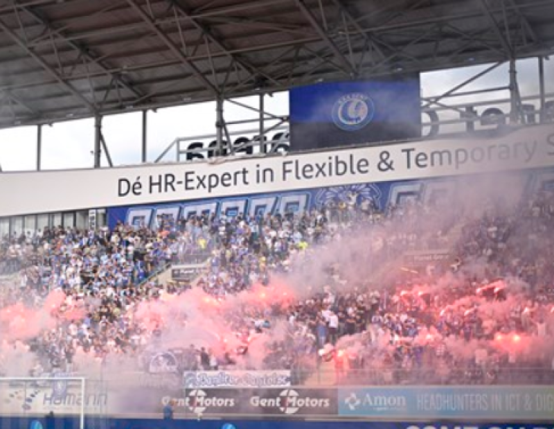 Supporters van KAA Gent boycotten uitwedstrijd tegen La Louvière