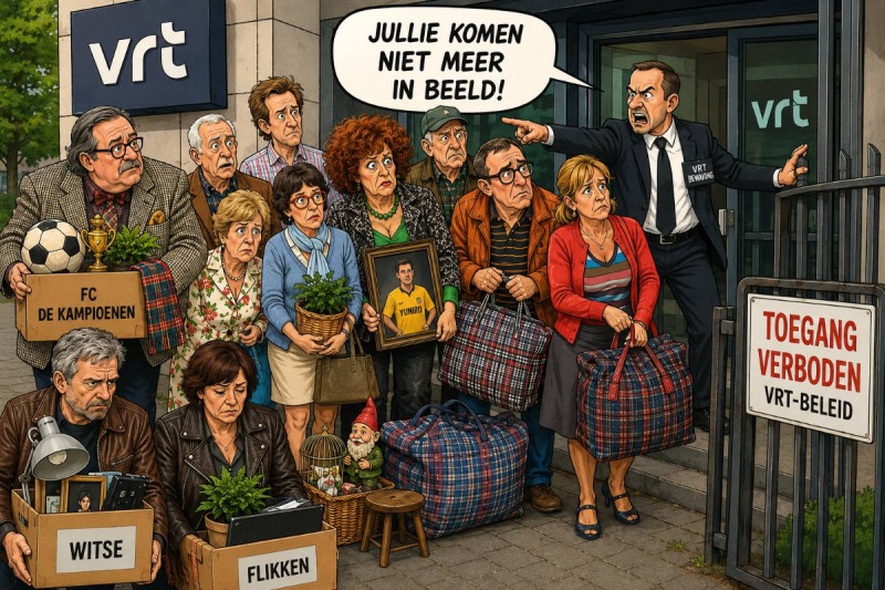 Zelfs de koning van de herhalingen ontsnapt er niet aan: VRT schrapt opnieuw afleveringen vanwege de deontologische code