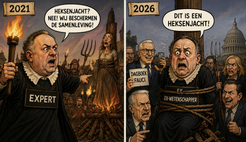 Van Ranst ontdekt een nadeel van de controlestaat: soms ben je zelf aan de beurt