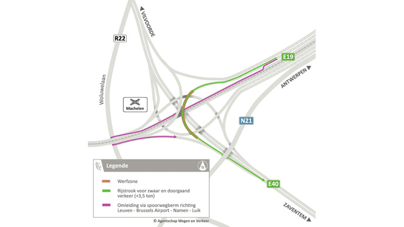E19 richting Brussel wordt verkeershel: twee werven tegelijk zorgen voor zware hinder