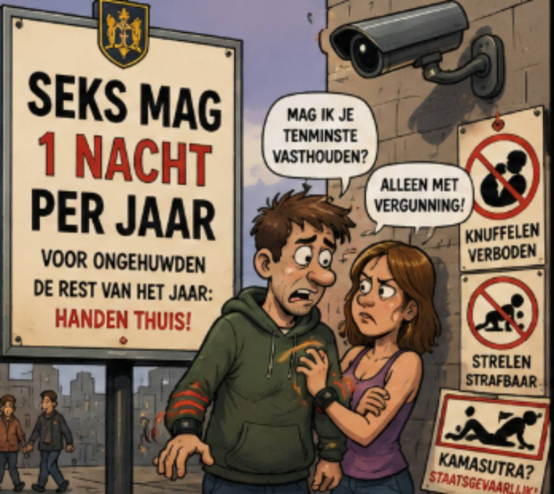 'One Night Only': Wat als seks nog maar één nacht per jaar mag?