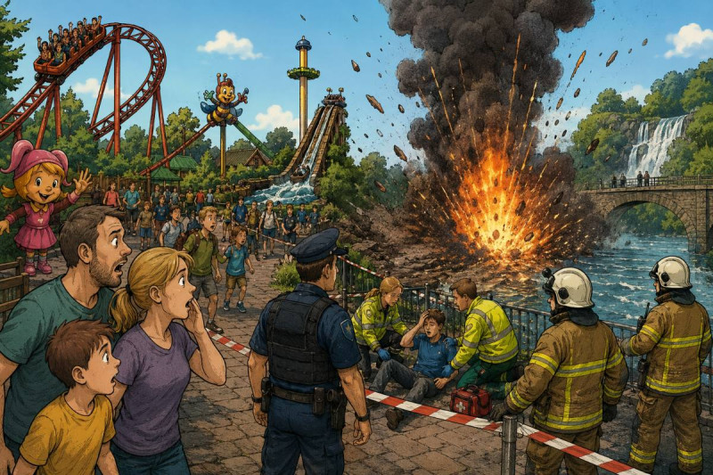 “Dit stond niet in het programma”: bom ontploft naast Plopsaland