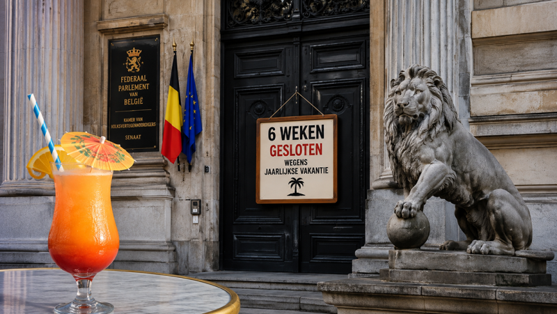 Onze politici nemen anderhalve maand vakantie. Mogen wij daar iets van vinden?