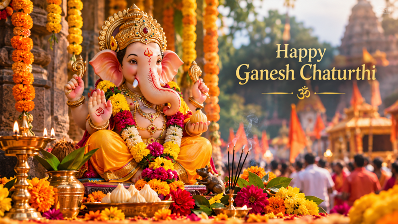 Een olifantgod in een Vlaamse parochiezaal: welkom op Ganesh Chaturthi