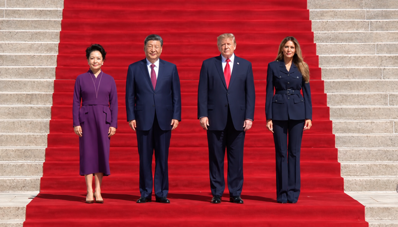 Trump en Xi drinken koffie terwijl de wereld in brand staat