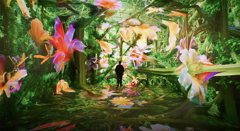 Is dit nog kunst, of een reusachtige screensaver?