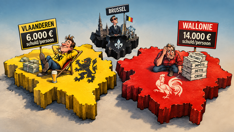 Vlaanderen bespaart, Wallonië trakteert: welkom bij de twee begrotingen van België