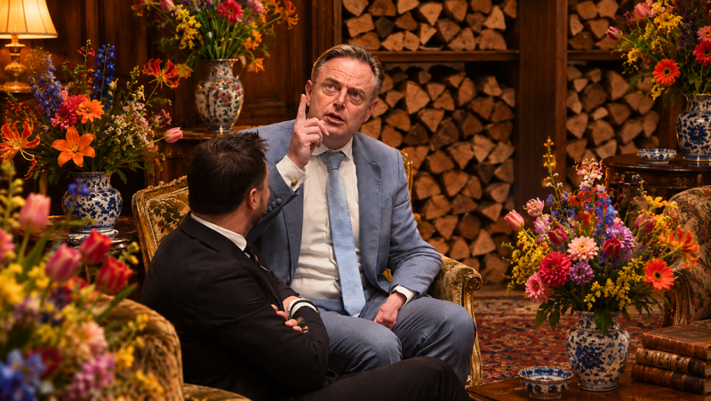 De Wever wil het land redden met brandhout, bloemen en meststoffen