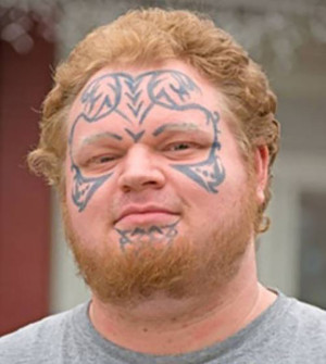 image 11 in gezichtstattoo gallery
