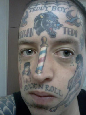 image 16 in gezichtstattoo gallery