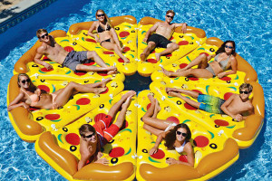 image Pizza-Matras in Luchtmatrassen gallery