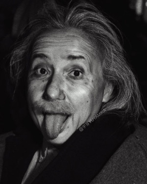 image 14.-Albert-Einstein in make-up gallery