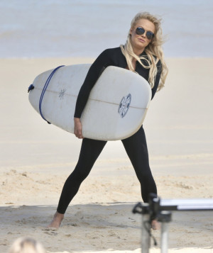 image 5 in pamela anderson wetsuit gallery