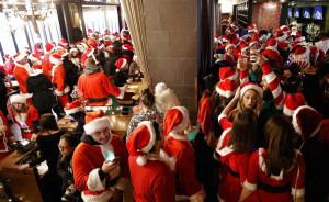 image 6 in Santa Pub Crawl gallery