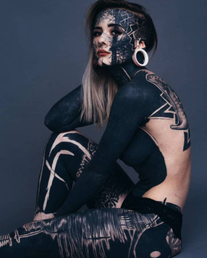 image 2 in tattoo-girl gallery